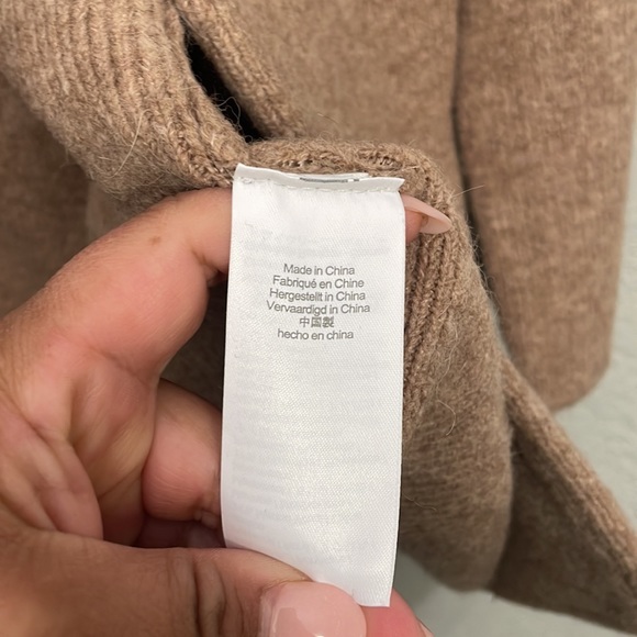 NWT J.Crew Cocoon Sweater Blazer color: Hthr Mushroom - Picture 8 of 12